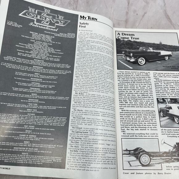 Steering Column Rebuild '55, '56, '57 Classic Chevy World Magazine Jul 1983 M30 - Picture 2 of 2